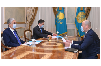 President Kassym-Jomart Tokayev received Chairman of the Management Board of Baiterek Holding Kanat Sharlapayev