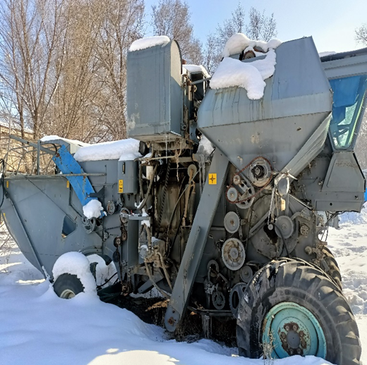 Niva-Effect combine harvester SK-5ME-1 with windrower, conditioner, 5.0 m header, 2014