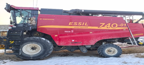 Essil combine harvester KZS-740-01 with header JZK-6-5, 2024